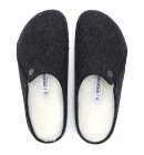 Birkenstock - Zermatt Lammeskind Sutsko - Unisex - Anthracite - Smal
