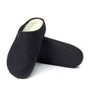 Birkenstock - Zermatt Lammeskind Sutsko - Unisex - Anthracite - Smal