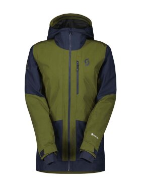 Scott - Men's Vertic Gore-Tex 2L Skijakke - Herre - Dark Blue/Fir Green