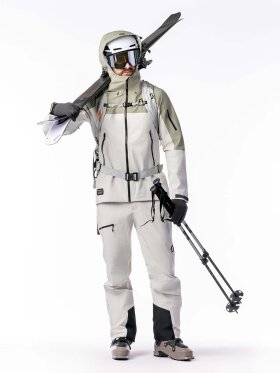 Scott - Men's Explorair 3L Skijakke - Herre - Dust Grey/Dust White