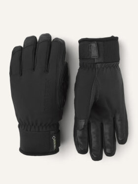 Hestra - Alpine Short Gore-Tex 5-finger Skihandsker - Unisex - Black