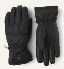 Hestra - Primaloft Leather Female 5-finger Skihandsker - Dame - Black