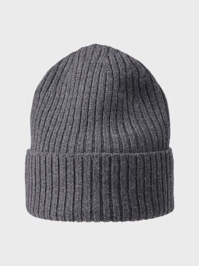 MJM - Beanie m. Merino Uld - Unisex - Anthracite (mørkegrå)