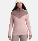 Kari Traa - Women's Voss Half-Zip Uld Striktrøje - Dame - Prim Pink