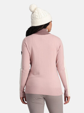 Kari Traa - Women's Voss Half-Zip Uld Striktrøje - Dame - Prim Pink