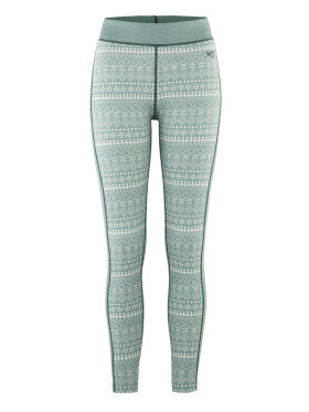 Kari Traa - Women's Maud Uld Skiunderbukser - Dame - Sage Green