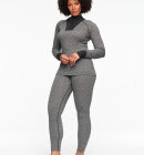 Kari Traa - Women's Voss Uld/Cashmere Half-Zip Skiundertrøje - Dame - Dark Grey