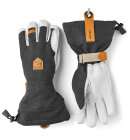 Hestra - Army Leather Patrol Gauntlet 5-finger Skihandsker - Unisex - Charcoal