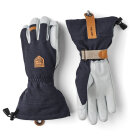 Hestra - Army Leather Patrol Gauntlet 5-finger Skihandsker - Unisex - Navy