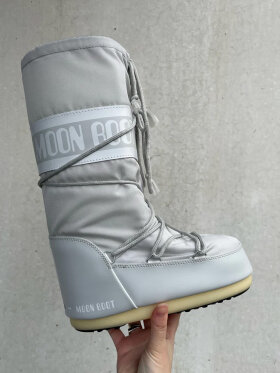 Moon Boot - Icon High Nylon Vinterstøvler - Unisex - Glacier Grey
