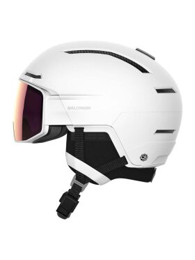 Salomon - Driver Sigma Plus Visir Skihjelm - Unisex - White