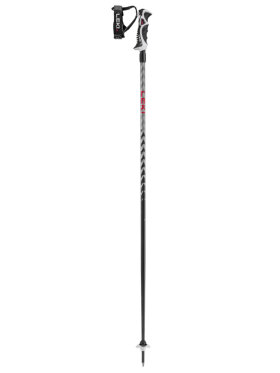 Leki - Hot Shot S Skistave - Black/Grey/Red - 23/24