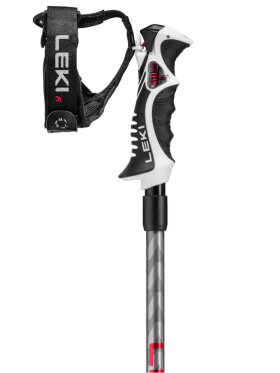 Leki - Hot Shot S Skistave - Black/Grey/Red - 23/24