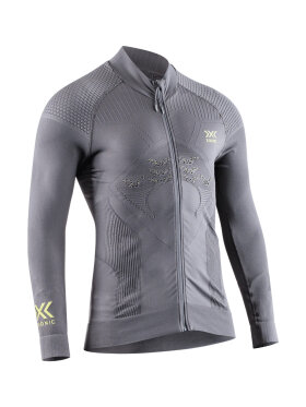 X-bionic - Men's Energy Accumulator 4.0 Midlayer - Herre - Charcoal/Yellow