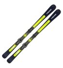 Head - Shape e-V8 SW ski m. PRW 11 bindinger - Dark Blue/Yellow - 2023/24