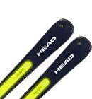 Head - Shape e-V8 SW ski m. PRW 11 bindinger - Dark Blue/Yellow - 2023/24