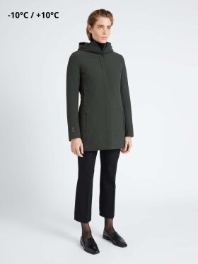 UBR - Women's Spectra Parka Frakke - Dame - Night Olive