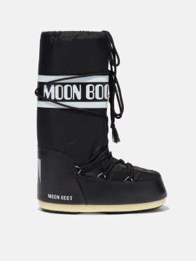 Moon Boot - Icon High Nylon Vinterstøvler - Unisex - Black