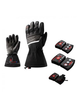 Lenz - Heat Glove 6.0 5-fingre Skihandsker m. batteri - Herre - Black 
