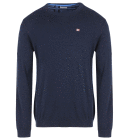 Napapijri - NAPAPIJRI DECATUR CREW NECK COTTON PULLOVER | BLUE MARINE