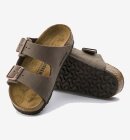 Birkenstock - Kids Arizona Birko-Flor Nubucklæder Sandaler - Børn - Mocha - Normal