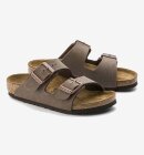 Birkenstock - Kids Arizona Birko-Flor Nubucklæder Sandaler - Børn - Mocha - Normal
