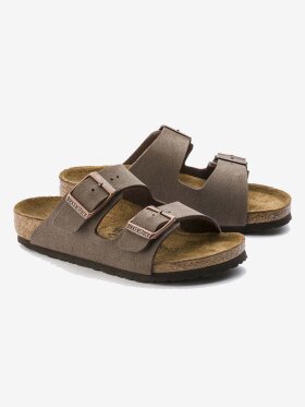 Birkenstock - Kids Arizona Birko-Flor Nubucklæder Sandaler - Børn - Mocha - Normal