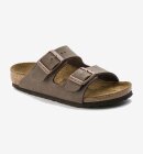 Birkenstock - Kids Arizona Birko-Flor Nubucklæder Sandaler - Børn - Mocha - Normal