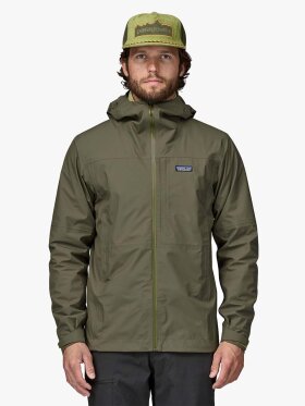 Patagonia - Men's Boulder Fork Regnjakke - Herre - Basin Green