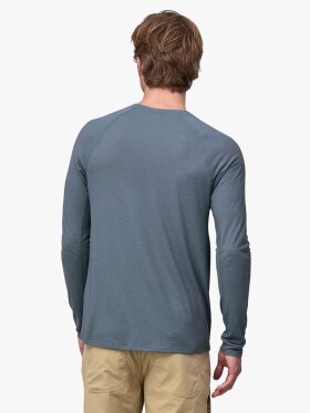 Patagonia - Men's Capilene Cool Trail Graphic UV T-shirt - Herre -  Unity Fitz/Utility Blue