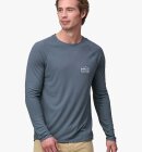 Patagonia - Men's Capilene Cool Trail Graphic UV T-shirt - Herre -  Unity Fitz/Utility Blue