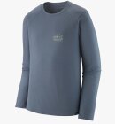 Patagonia - Men's Capilene Cool Trail Graphic UV T-shirt - Herre -  Unity Fitz/Utility Blue