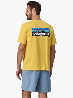 Patagonia - Men's P-6 Logo Responsibili T-shirt - Herre - Milled Yellow