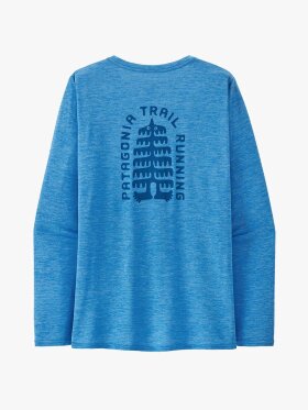 Patagonia - Women's Capilene Cool Daily Graphic UV T-Shirt - Dame - Tree Trotter/Vessel Blue X-Dye