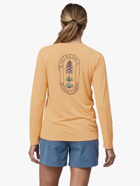Patagonia - Women's Capilene Cool Daily Graphic UV T-Shirt - Dame - Sandy Melon