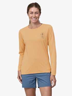 Patagonia - Women's Capilene Cool Daily Graphic UV T-Shirt - Dame - Sandy Melon