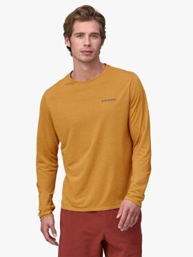 Patagonia - Men's Capilene Cool Daily Graphic UV T-shirt - Herre - Pufferfish Gold