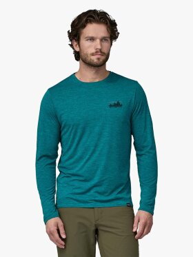 Patagonia - Men's Capilene Cool Daily Graphic UV T-shirt - Herre - Buckhorn Green