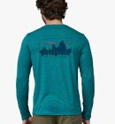 Patagonia - Men's Capilene Cool Daily Graphic UV T-shirt - Herre - Vessel Blue