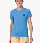 Patagonia - Women's Capilene Cool Daily Graphic UV T-Shirt - Dame - Vessel Blue