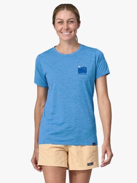 Patagonia - Women's Capilene Cool Daily Graphic UV T-Shirt - Dame - Vessel Blue