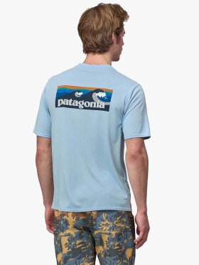 Patagonia - Men's Capilene Cool Daily Graphic UV T-shirt - Herre - Chilled Blue
