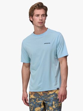 Patagonia - Men's Capilene Cool Daily Graphic UV T-shirt - Herre - Chilled Blue