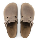 Birkenstock - Boston Leoi Lukket Læderandal - Unisex - Tabacco Brown