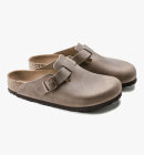 Birkenstock - Boston Leoi Lukket Lædersandal - Unisex - Tabacco Brown