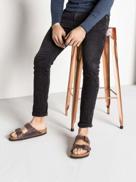 Birkenstock - Arizona Nubuklæder Sandaler - Unisex - Habana - Normal