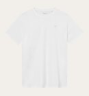 KnowledgeCotton Apparel - Men's Loke Badge T-shirt - Herre - Hvid