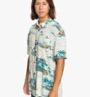 Quiksilver - Men's Longmanhill Short Sleeve Skjorte - Herre - Birch