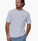 Patagonia - Men's Boardshort Logo Pocket Responsibili T-shirt - Herre - White