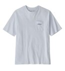 Patagonia - Men's Boardshort Logo Pocket Responsibili T-shirt - Herre - White